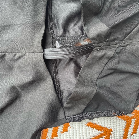 Black Aline Mesh Inset Dress Size Medium NWT - Picture 15 of 15